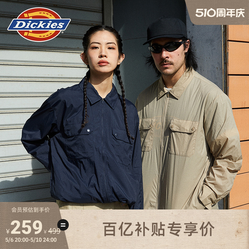 Dickies24春夏新品「WWL」工装防晒衣 男女尼龙宽松休闲