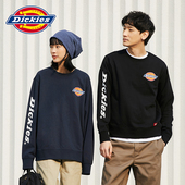 Dickies帝酷适卫衣25秋冬新袖 部字母印花小logo圆领休闲男款 卫衣