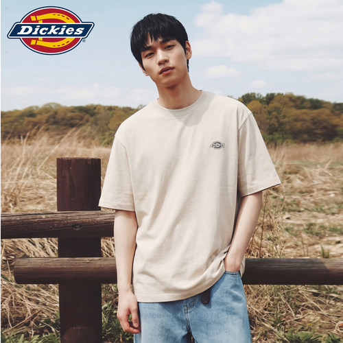 Dickies帝酷适短袖男新款美式潮牌复古时尚舒适高级百搭宽松T恤M