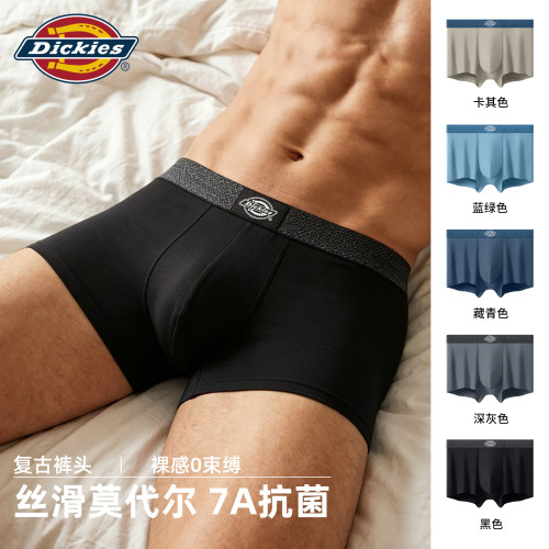Dickies男士内裤裸感莫代尔内穿裤子运动抗菌透气2026新款夏薄款N