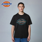 Dickies帝酷适25春夏新款 炫彩大LOGO图案印花宽松短袖 T恤男女情侣