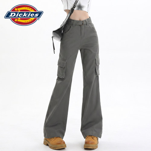 Dickies帝酷适美式微喇牛仔裤女Y