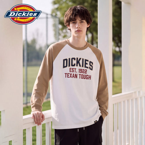Dickies男士秋季美式印花长袖T恤