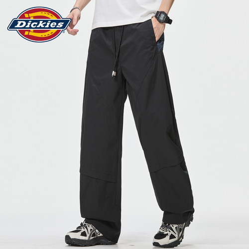 Dickies黑色宽松休闲裤男款夏季