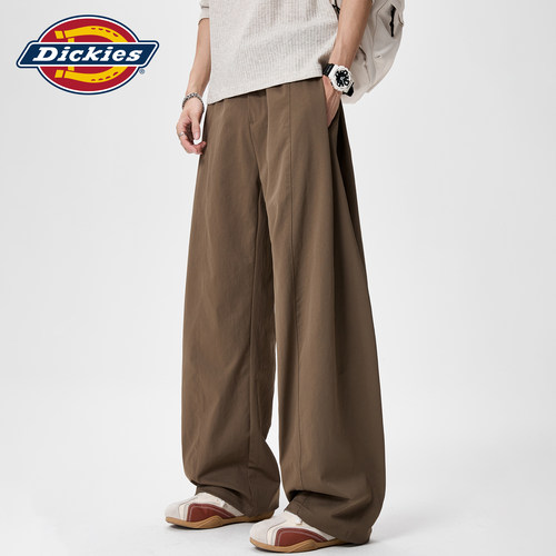 Dickies男秋季垂感宽松休闲长裤
