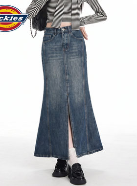 Dickies帝酷适牛仔鱼尾半身裙女Y