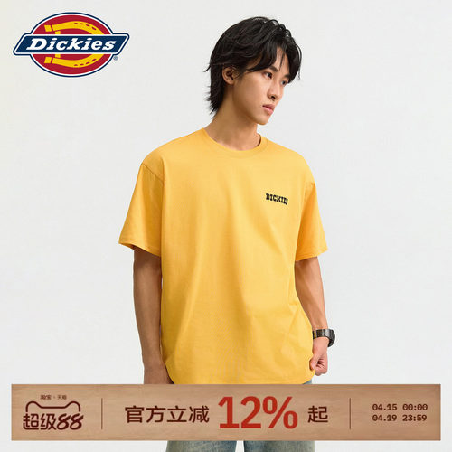 Dickies帝酷适后背大印花短袖T恤
