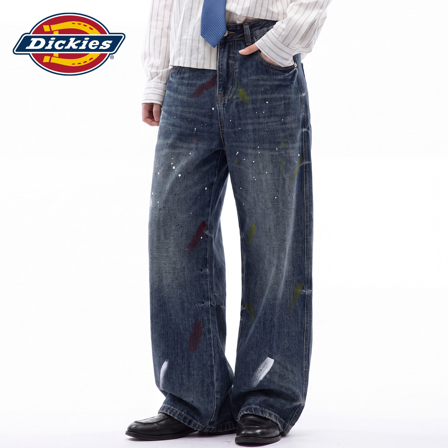Dickies休闲直筒牛仔裤男款图片