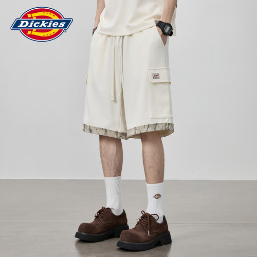 Dickies帝酷适美式撞色休闲短裤男夏季薄款宽松直筒运动五分中裤M