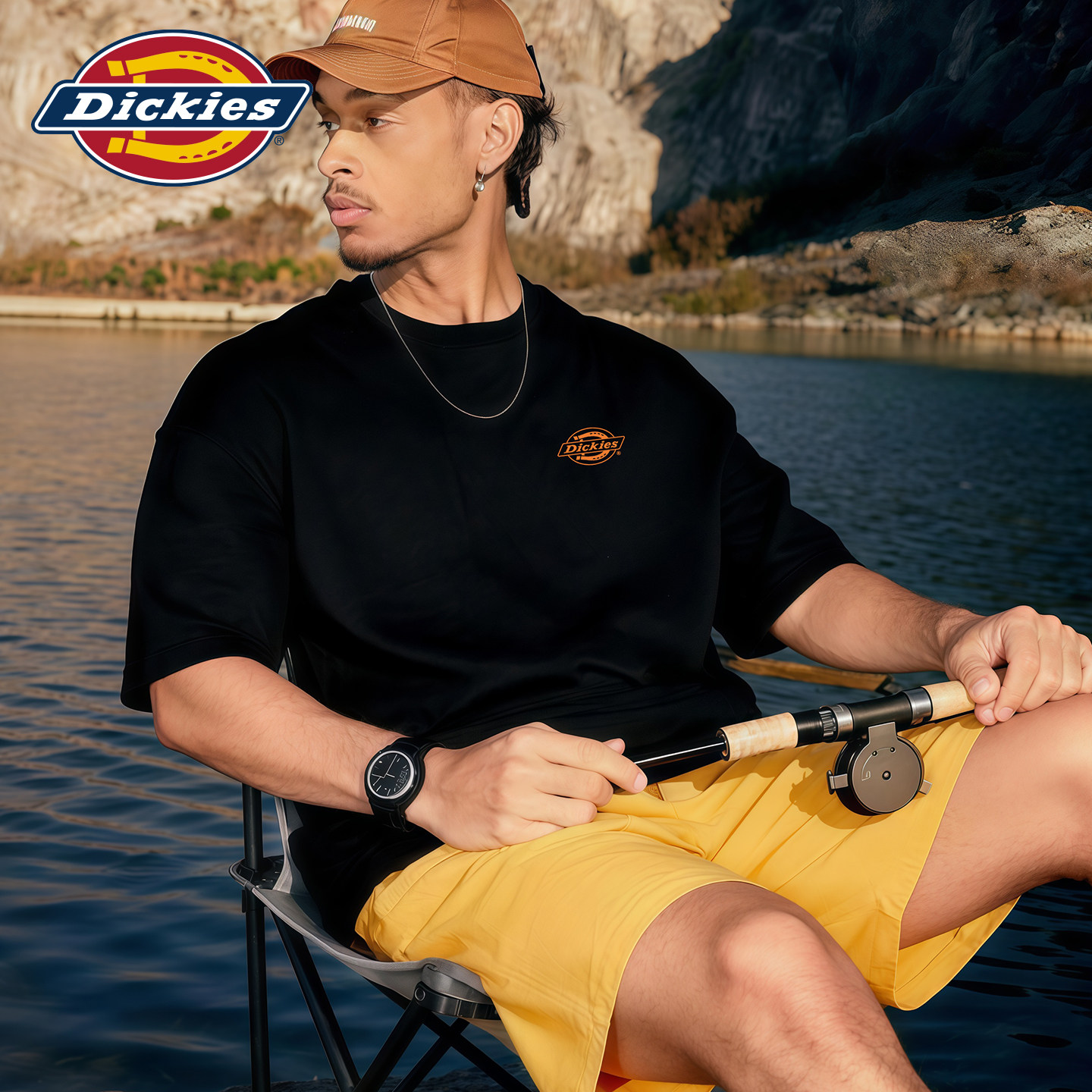 Dickies短袖t恤男夏季黑色显瘦纯棉半袖宽松大码美式潮牌体恤衫A