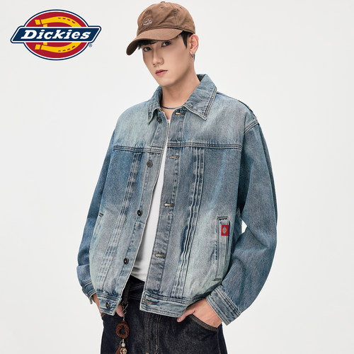 Dickies美式水洗牛仔外套男秋季