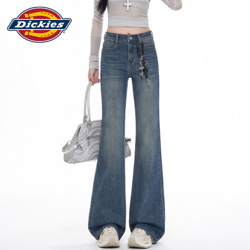 Dickies帝酷适美式微喇牛仔裤女Y