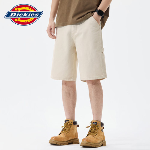 Dickies美式水洗复古牛仔短裤
