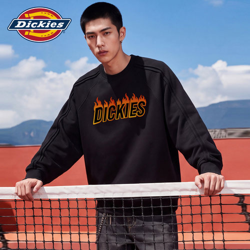 Dickies男秋季美式潮牌圆领卫衣