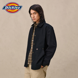 Dickies帝酷适2026年微弹长款工装夹克外套涤棉混纺经典潮流上衣J