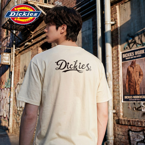 Dickies新款字母印花设计短袖T恤
