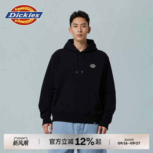 Dickies牛领标小LOGO连帽卫衣