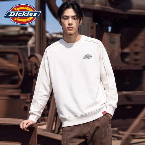 Dickies美式宽松百搭圆领卫衣男