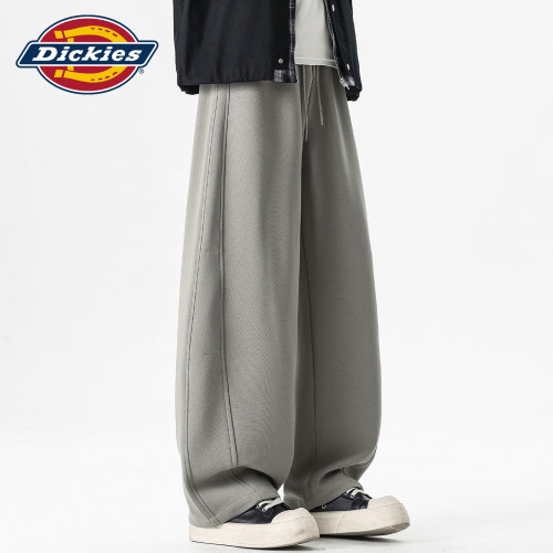 Dickies宽松阔腿弯刀针织卫裤