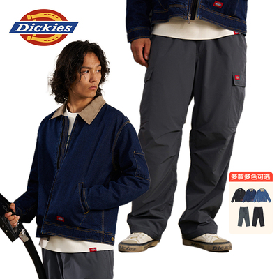 夹棉牛仔夹克加绒防泼水休闲裤