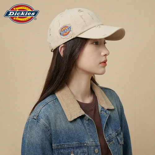 Dickies帽子女款2026新款纯棉透气遮阳帽女防晒潮流鸭舌帽显脸小N