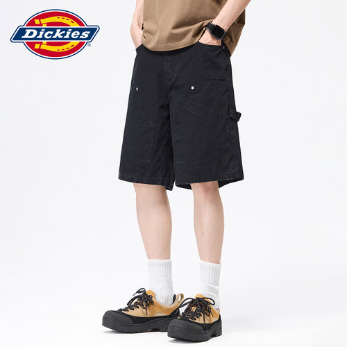 Dickies美式水洗复古牛仔短裤