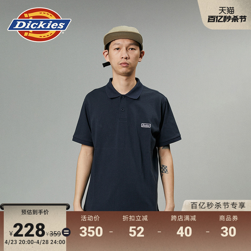 Dickies短袖Polo衫男女情侣