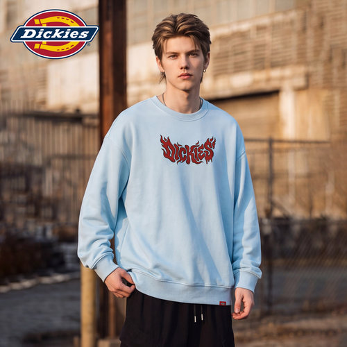 Dickies男秋季休闲宽松圆领卫衣