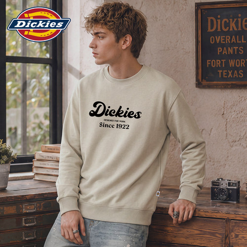Dickies创意字母印花套头卫衣衫