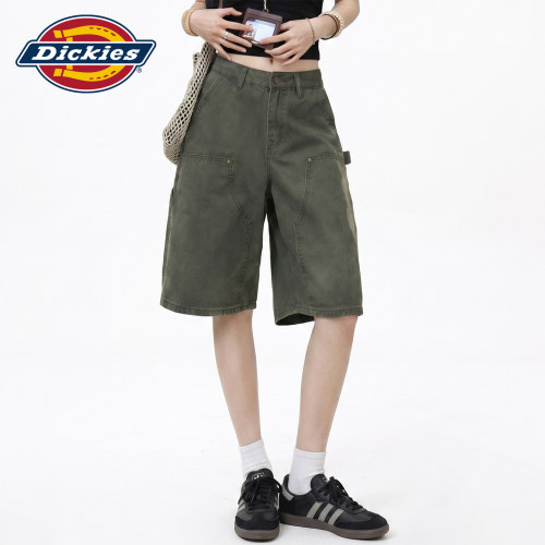 Dickies帝酷适美式工装五分裤女Y