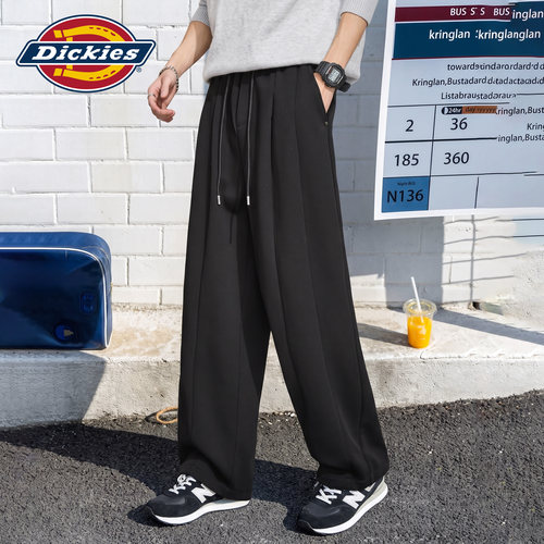 Dickies休闲垂感直筒长裤男秋季