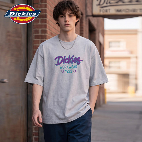 Dickies帝酷适男士纯棉印花短袖