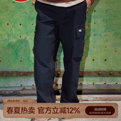 男女情侣同款 Dickies帝酷适2026年春秋款 多口袋宽松休闲直筒裤