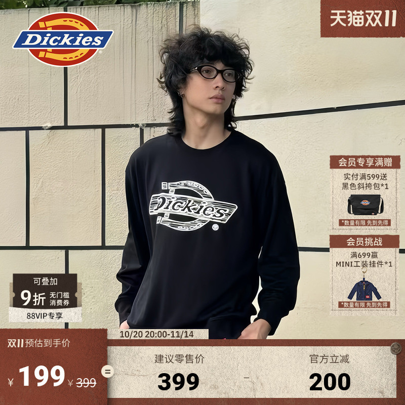 Dickies25秋冬新款印花卫衣
