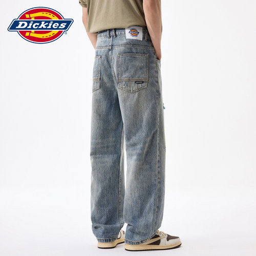 Dickies新款直筒宽松美式牛仔裤