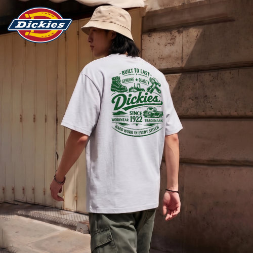 Dickies帝酷适纯棉短袖T恤男夏季美式印花半袖休闲宽松情侣上衣M