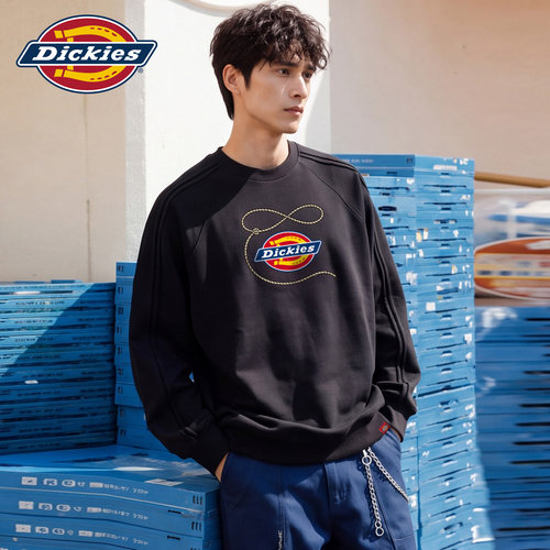 Dickies男秋季休闲潮流圆领卫衣