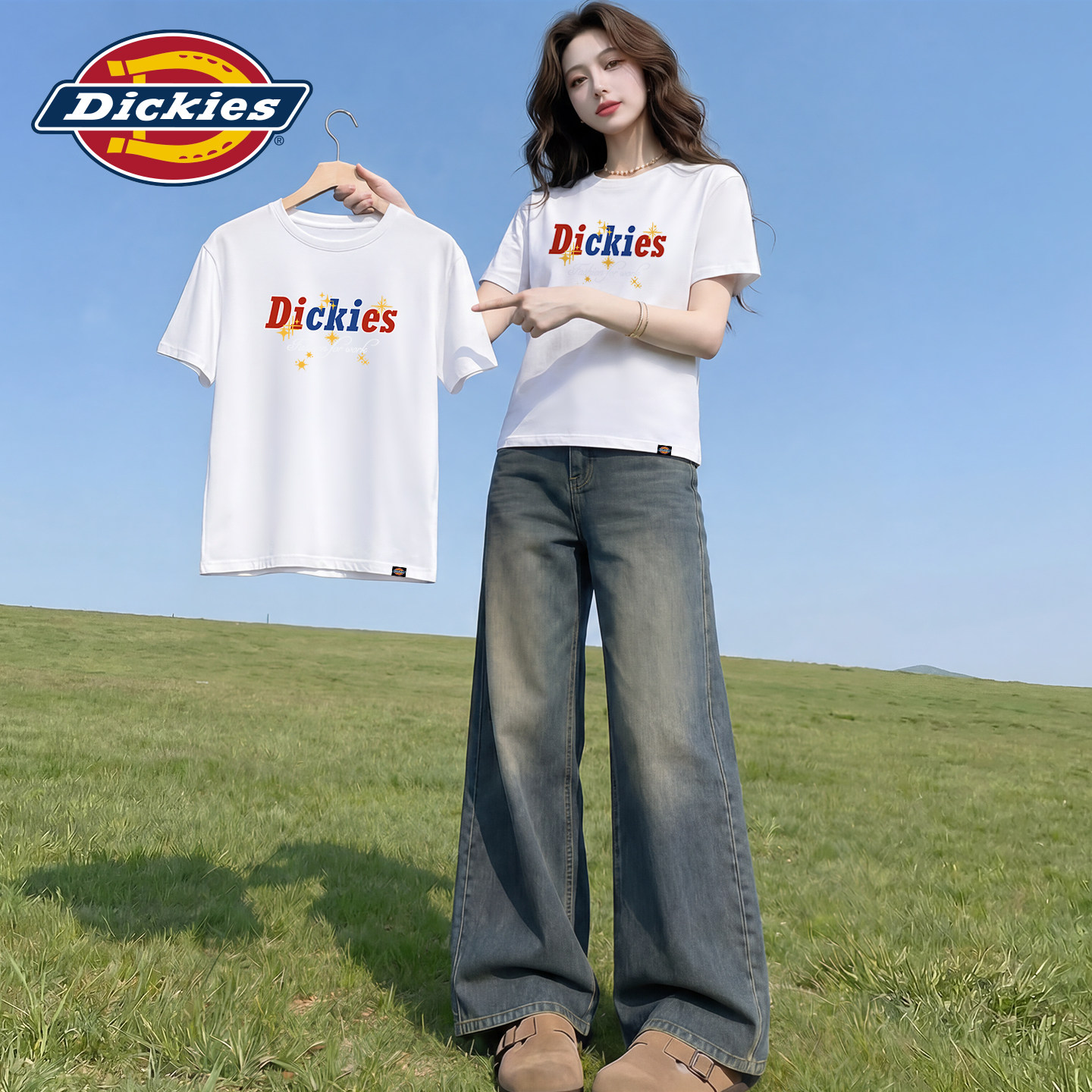 Dickies纯棉220G重磅短袖T恤图片