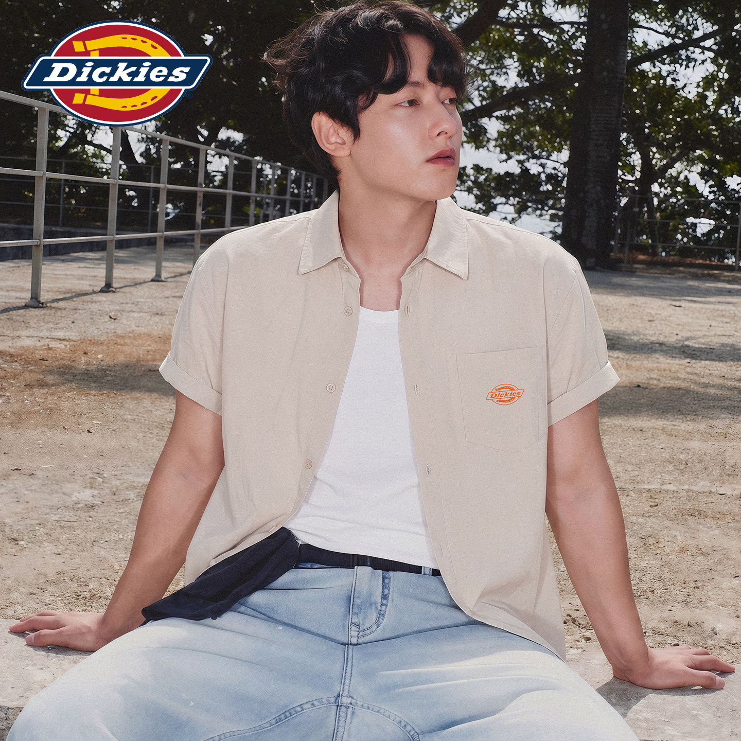 dickies冰丝凉感免烫短袖衬衫图片