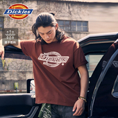 Dickies帝酷适25春夏重磅棉速干面料前胸大LOGO印花短袖 T恤男女