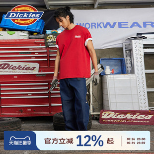 Dickies帝酷适2026春新色原牛85283双膝裤宽松工装风复古牛仔裤J