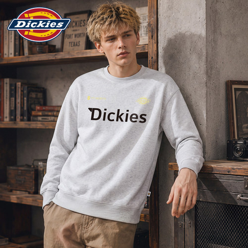 Dickies创意印花套头长袖卫衣