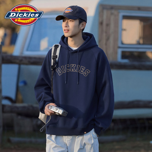Dickies美式复古宽松连帽卫衣男