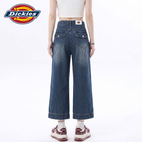 Dickies帝酷适复古八分牛仔裤女Y