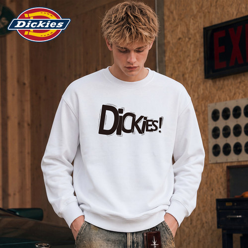 Dickies设计感印花套头长袖卫衣