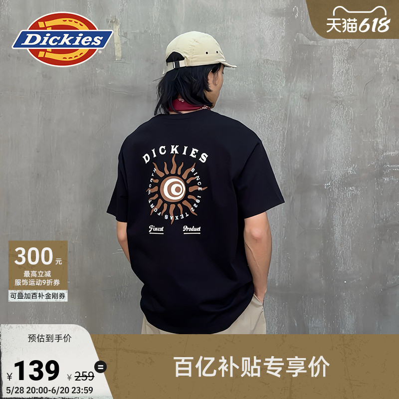 Dickies25¿ ӵȻɳɫϵ ͼɶT Ů128Ԫ