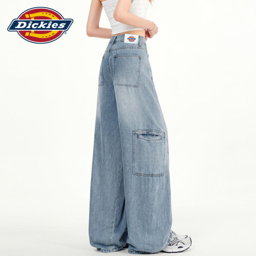 Dickies帝酷适天丝工装牛仔裤女Y