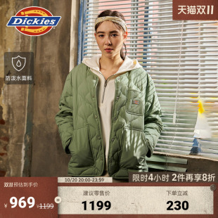 男女情侣 洋葱型绗缝羽绒服夹克 Dickies25秋冬新款 宽松休闲
