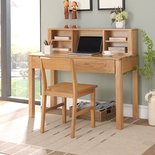 桌面书架全实木家具优木家具