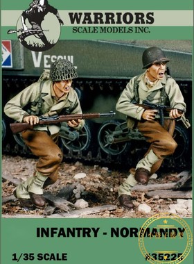 WARRIORS #35225  1/35  掷弹兵 坦克兵树脂兵人